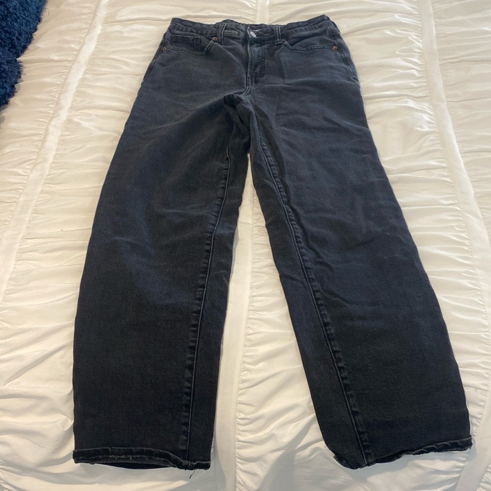 Old navy black high rise O.G. Loose jeans